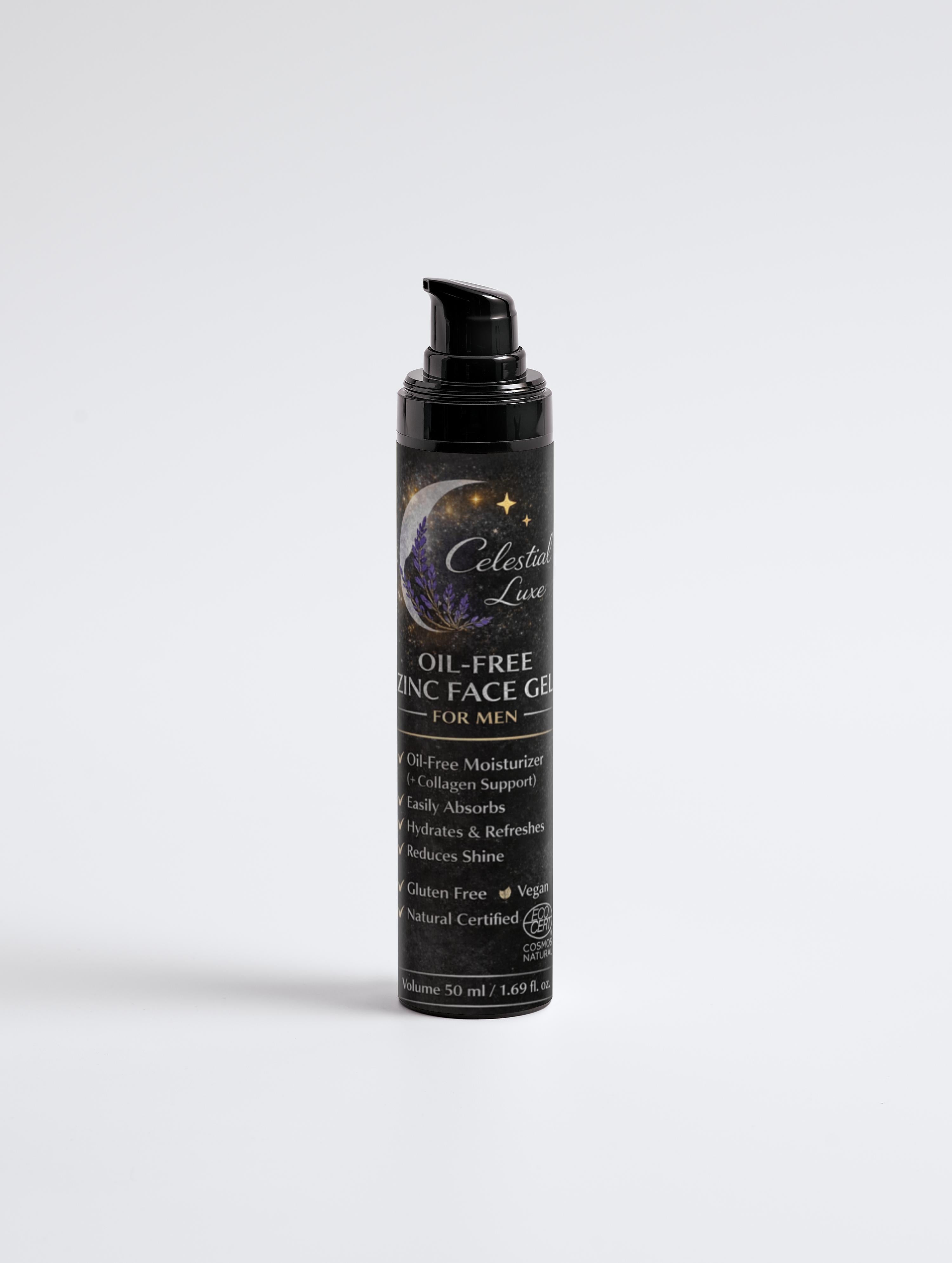 Oil-Free Zinc Face Gel for Men