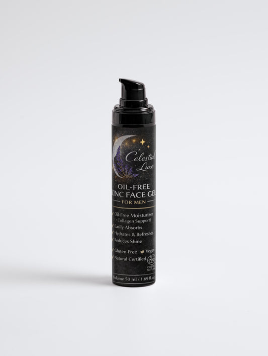 Oil-Free Zinc Face Gel for Men