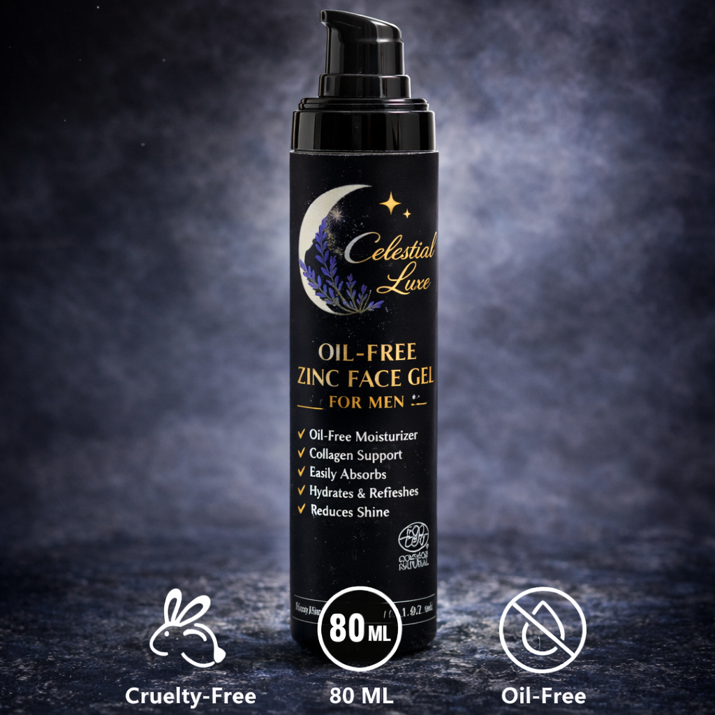 Oil-Free Zinc Face Gel for Men