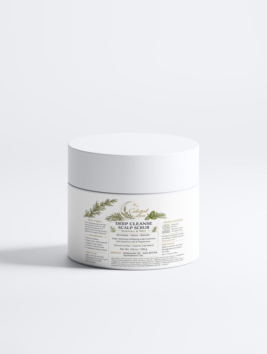 Deep Cleanse Scalp Scrub, Rosemary & Mint