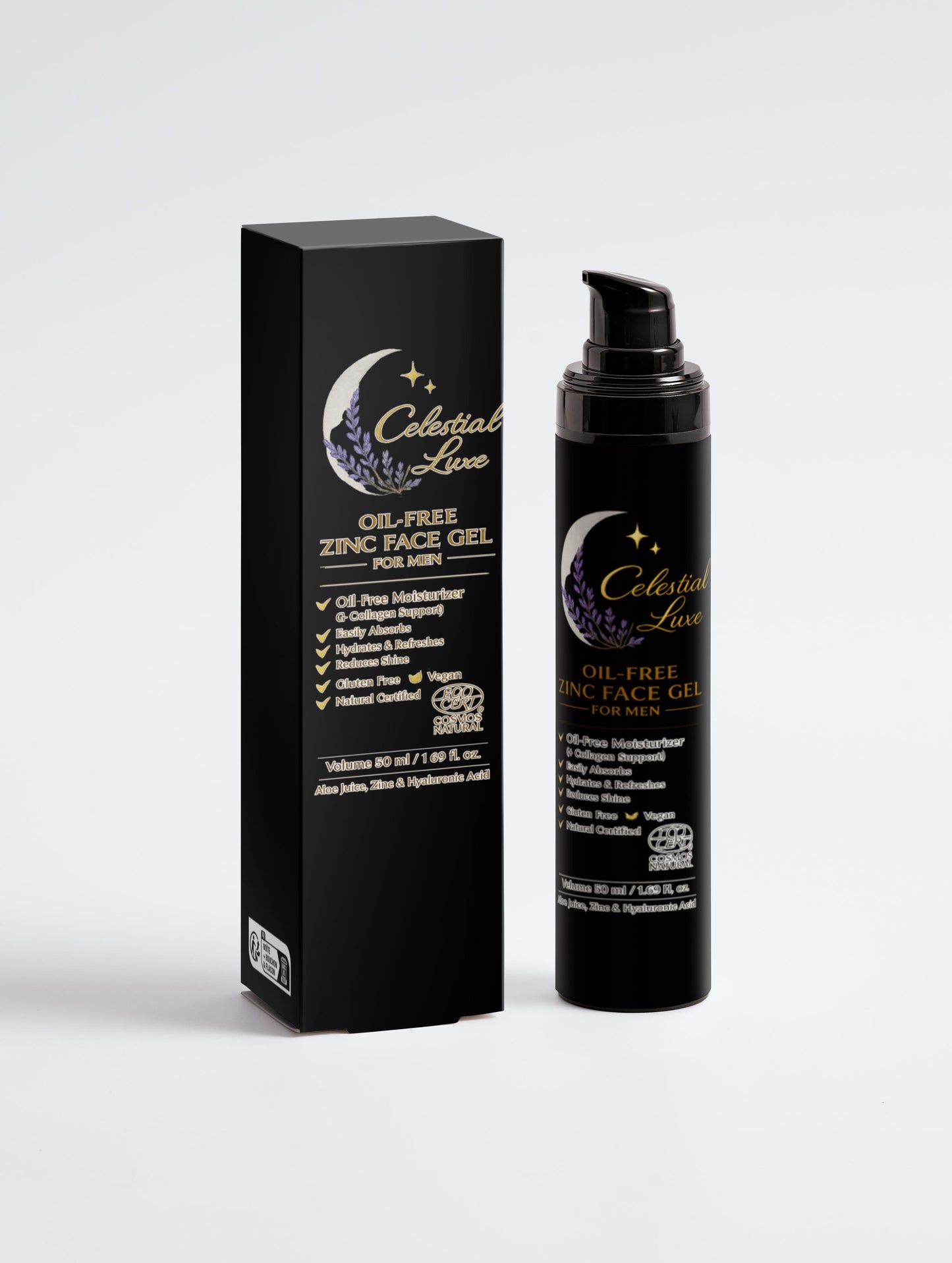 Oil-Free Zinc Face Gel for Men