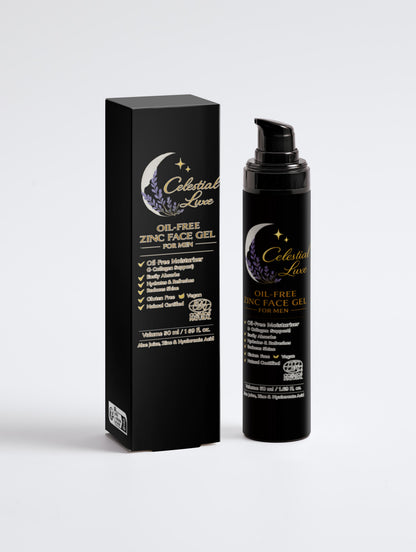 Oil-Free Zinc Face Gel for Men