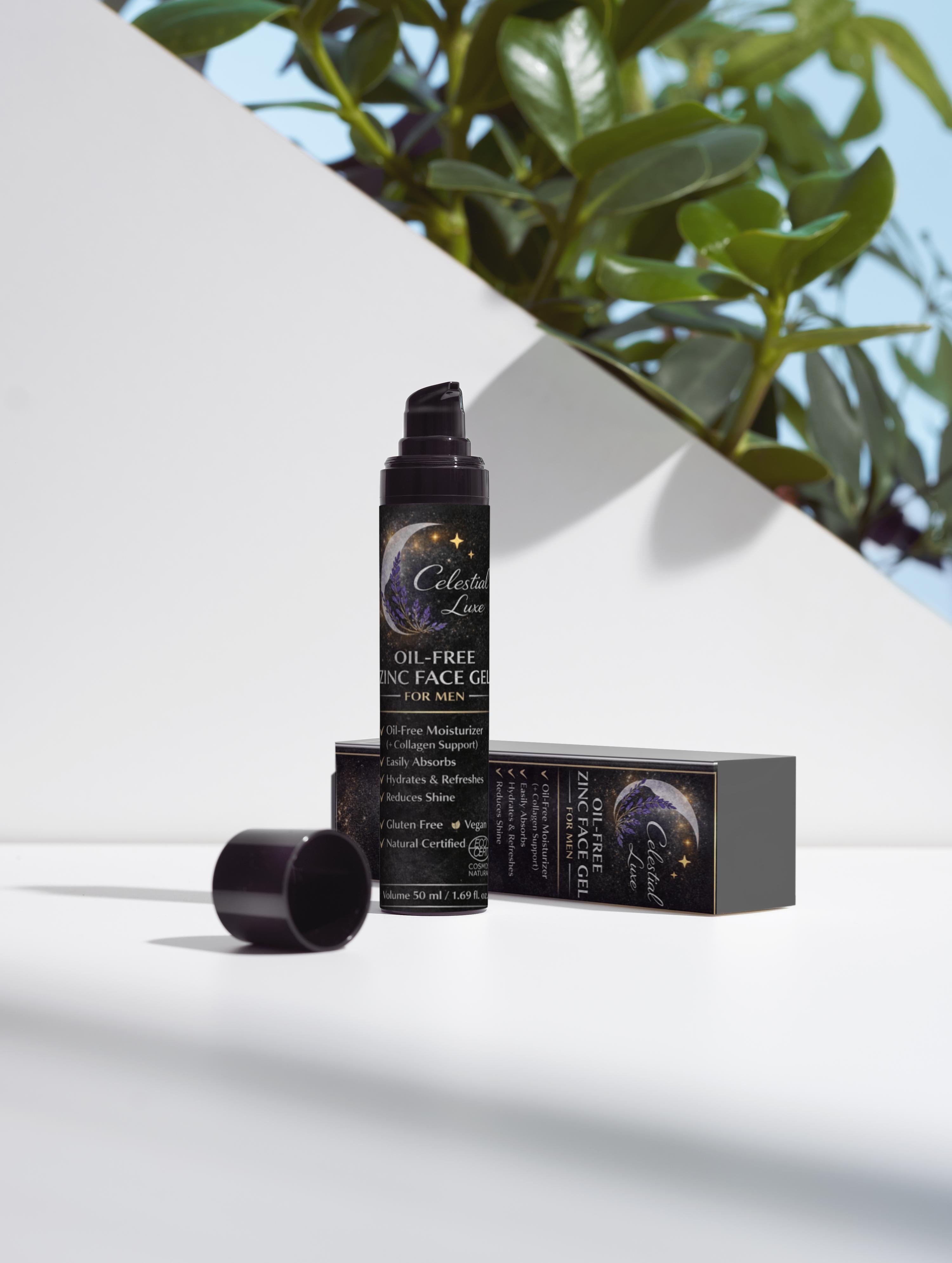 Oil-Free Zinc Face Gel for Men