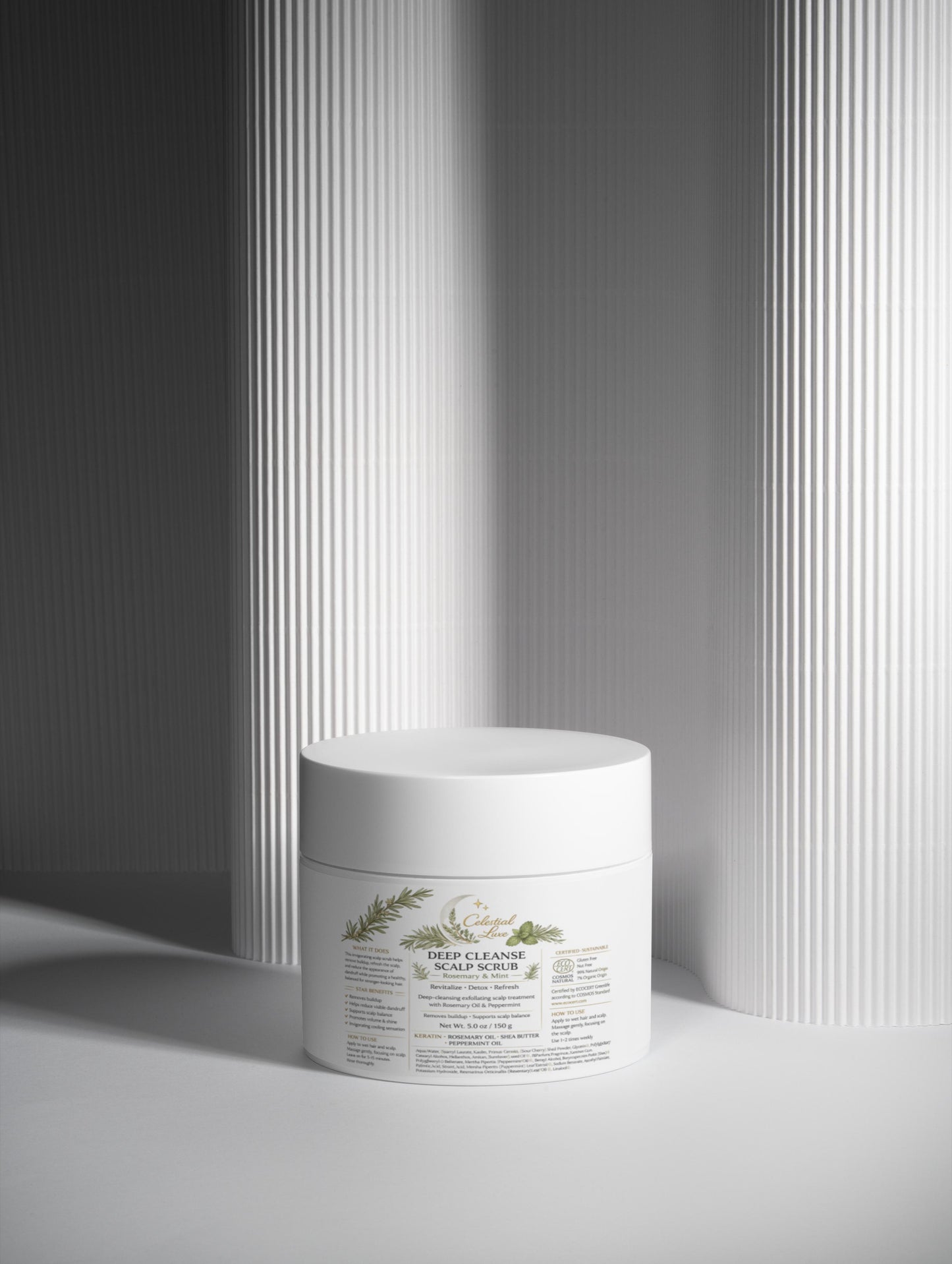 Deep Cleanse Scalp Scrub, Rosemary & Mint