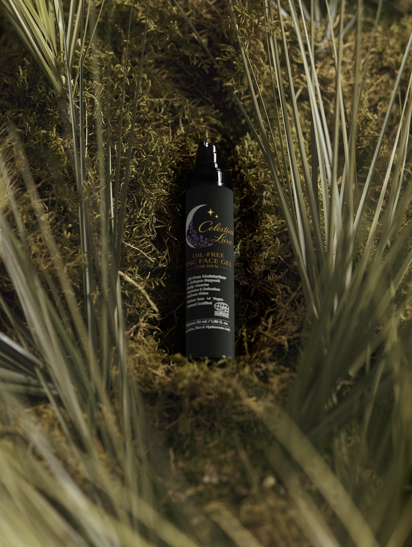 Oil-Free Zinc Face Gel for Men